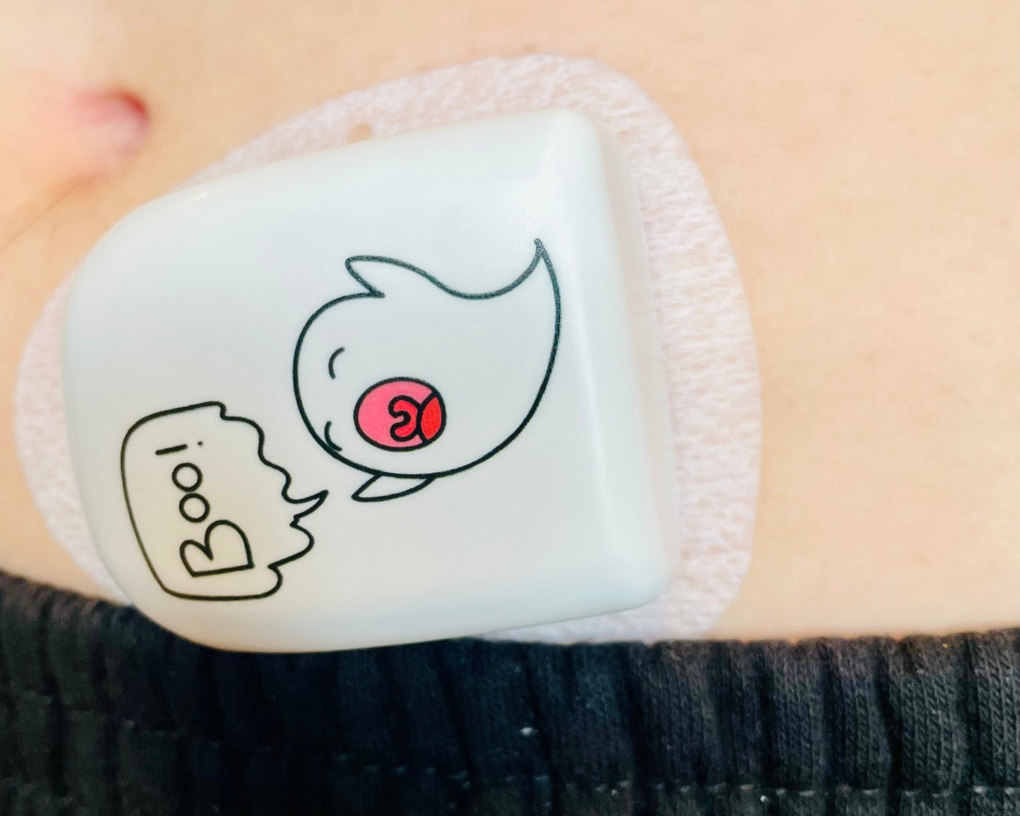 T1-me™ Reusable Omnipod Cover - Print - Boo Ghost