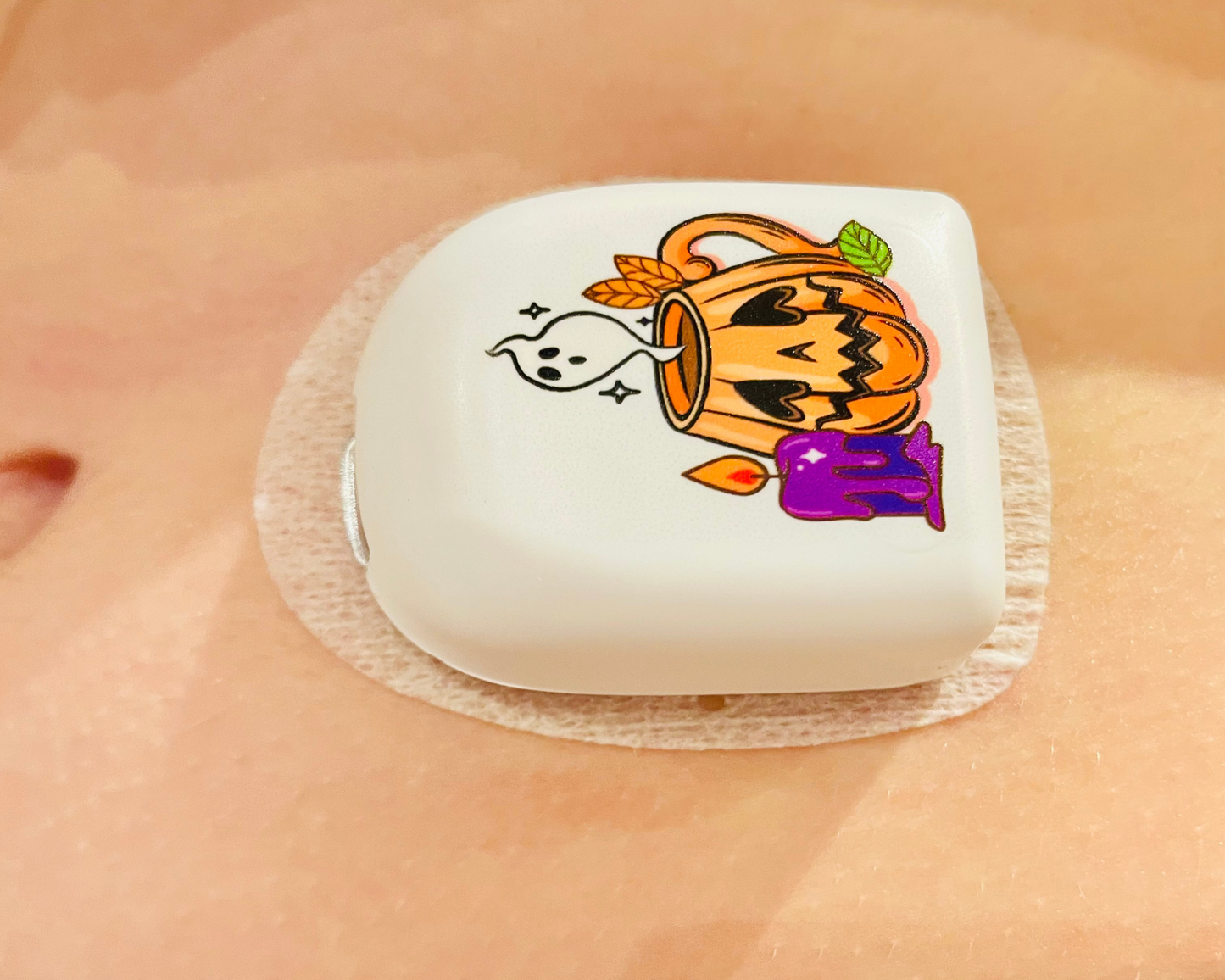 T1-me™ Reusable Omnipod Cover - Print - Pumpkin Mug
