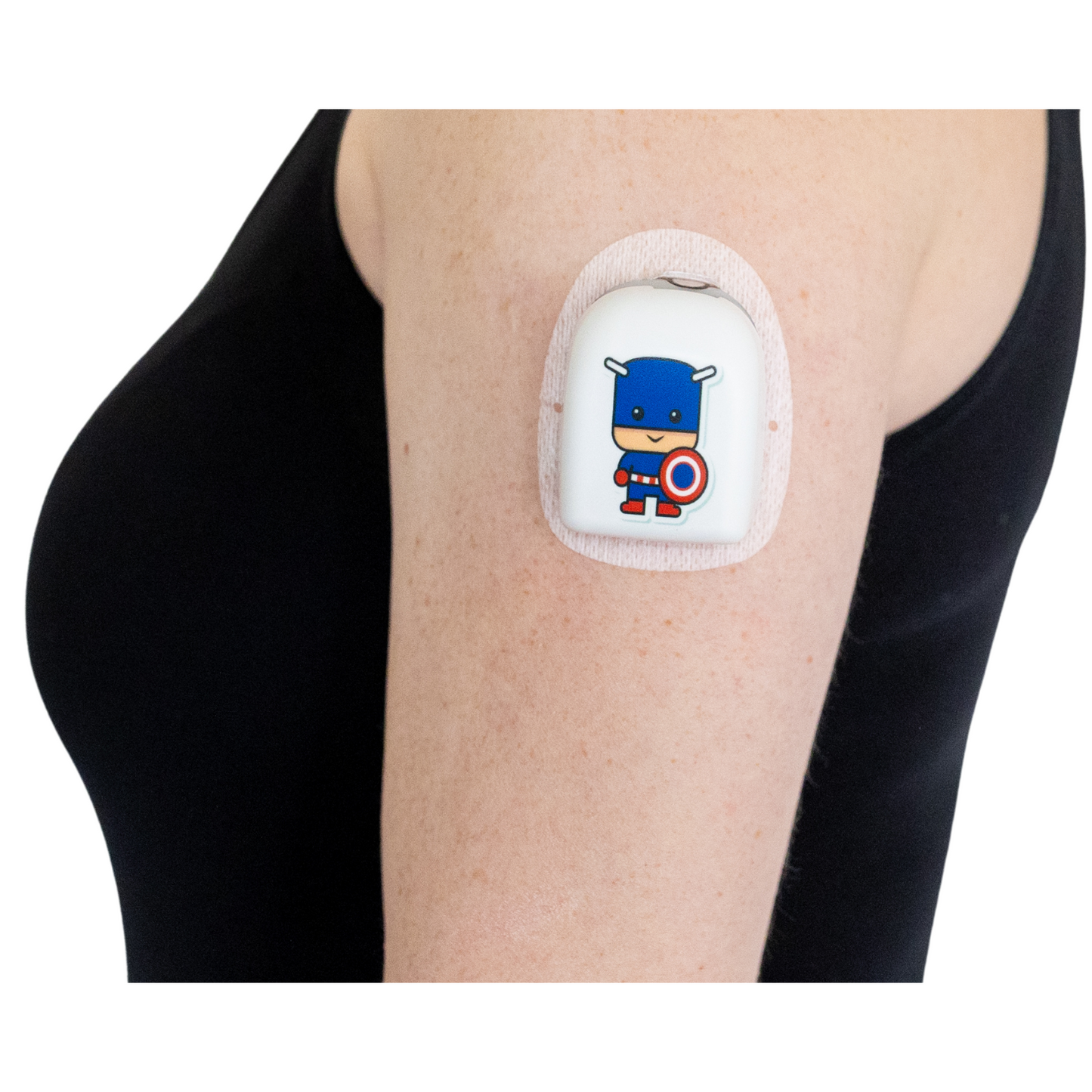 T1me Reusable Omnipod 5 Cover Superheroes Pack of 3
