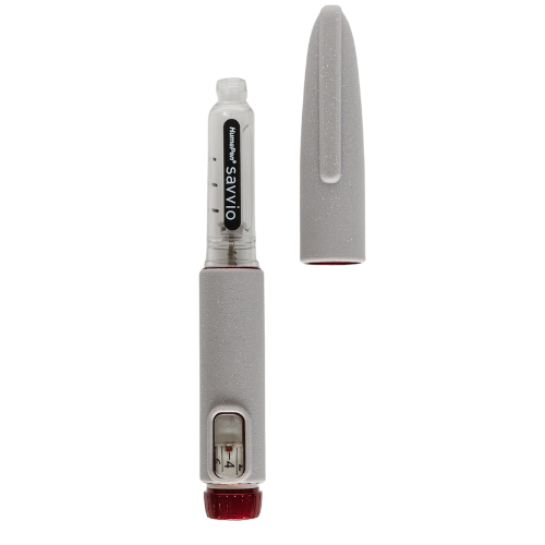 T1me Reusable Silicone Insulin Pen Cover for HumaPen SAVVIO - Star Silver