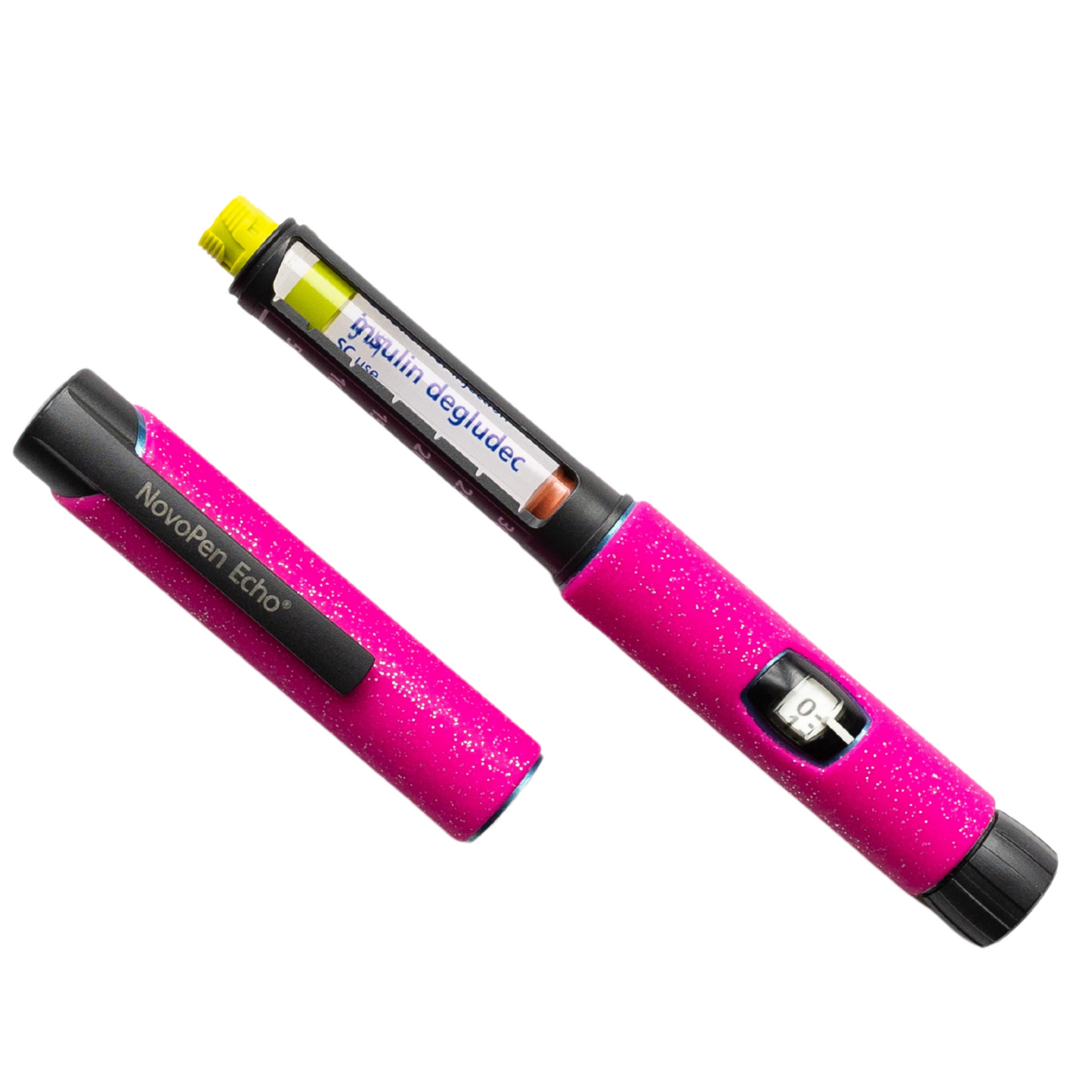 T1me Reusable Silicone Insulin Pen Cover for Novopen - Pink Whispers