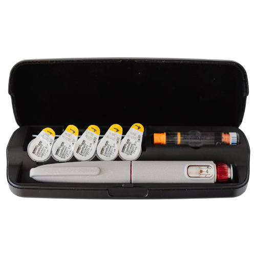 T1me Reusable Silicone Insulin Pen Cover for HumaPen SAVVIO - Star Silver
