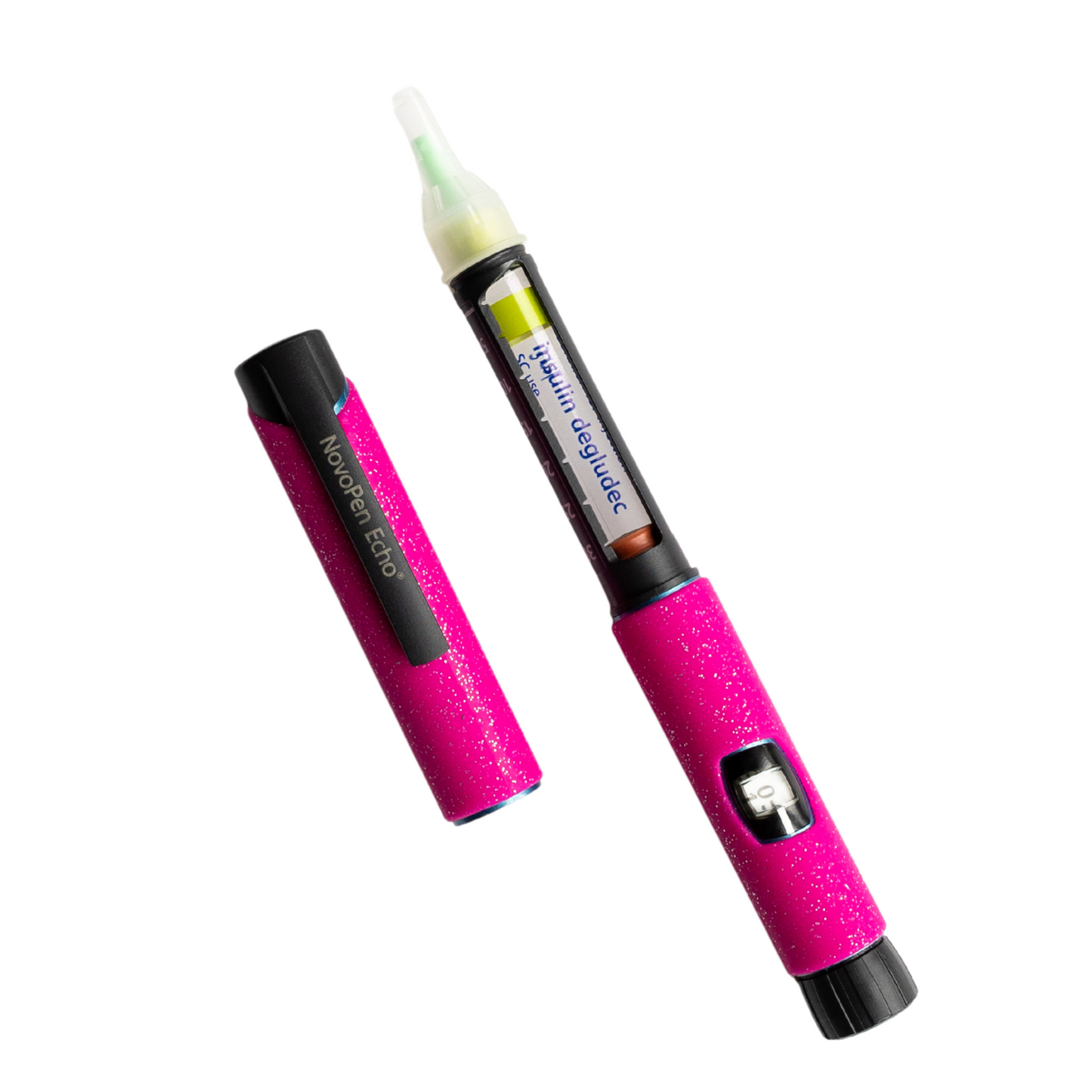 T1me Reusable Silicone Insulin Pen Cover for Novopen - Pink Whispers