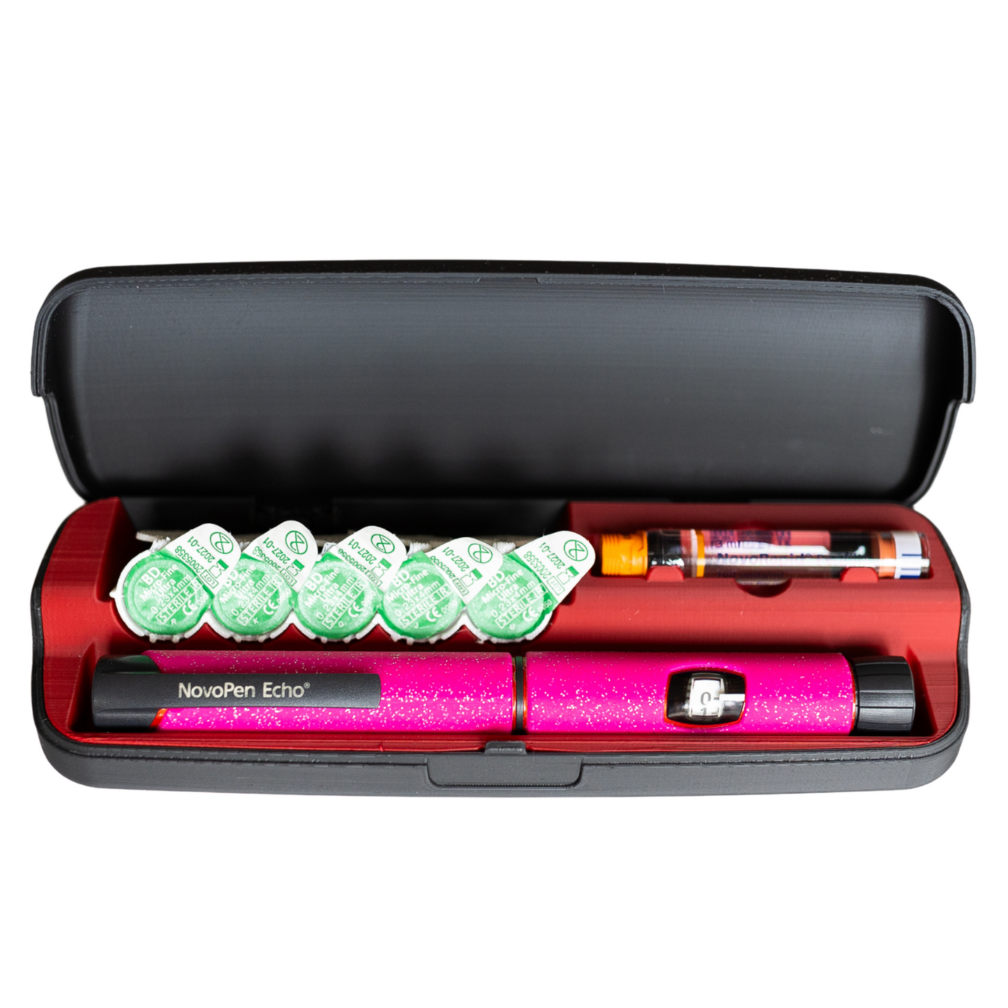 T1me Reusable Silicone Insulin Pen Cover for Novopen - Pink Whispers