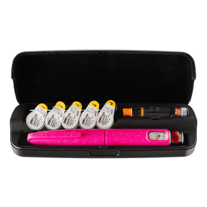 T1me Reusable Silicone Insulin Pen Cover for HumaPen SAVVIO - Pink Whispers